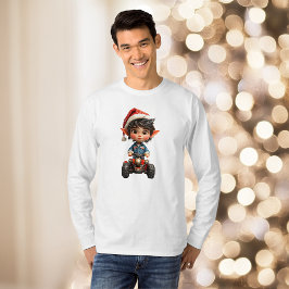 Camiseta Tee dos Homens do Elfo de Natal Todo-Terreno