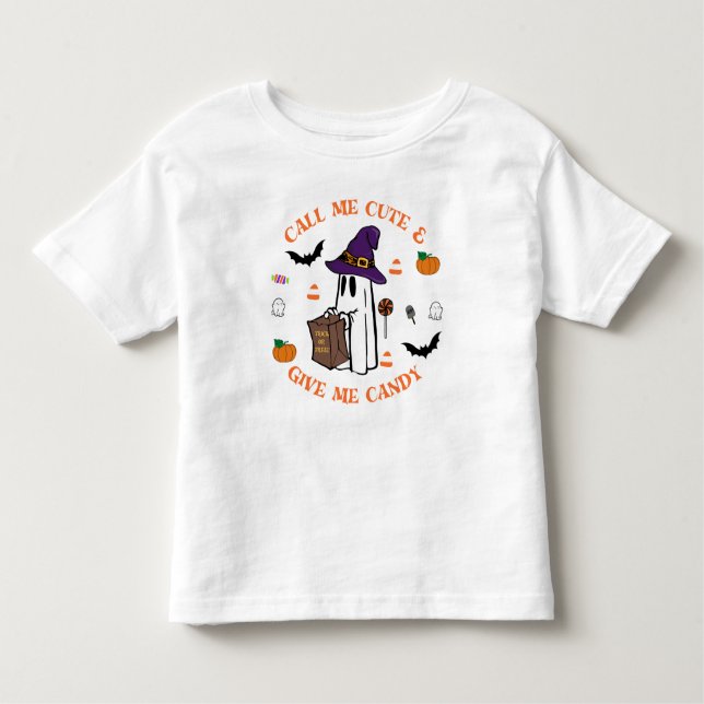 Camiseta Tee Fantasma Trick-or-Tratat (Frente)