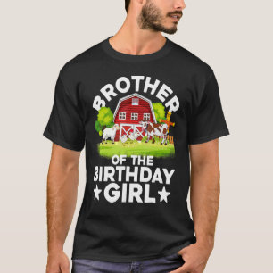 Camiseta Tee Farmer Fazenda Party Irmão Do Aniversário Gir