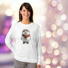Camiseta Tee feminino de Snowman