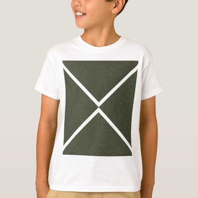 Camiseta Tee Geométrica Verde De Moisés De Corte Crise - Ca (Frente)