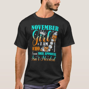 Camiseta Tee Gift I Am Who I Gift I'm A New Girl Bi
