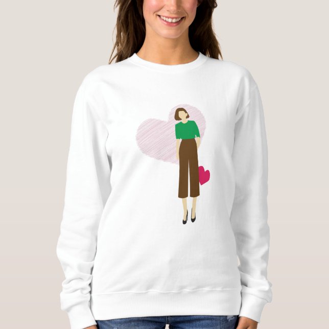 Camiseta Tee Gráfico de Mulheres Confiantes - Design de Emp (Frente)