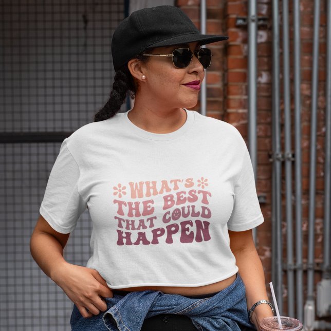 Camiseta Tee Gráfico de Resultados Otimista (Criador carregado)