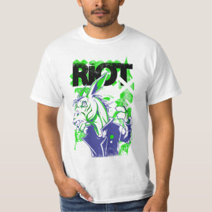 Camiseta Tee Gráfico de Riot de Donkey Rebelde