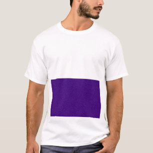 Camiseta Tee Gráfico de Ruído Roxo Baixo Centro - Personali