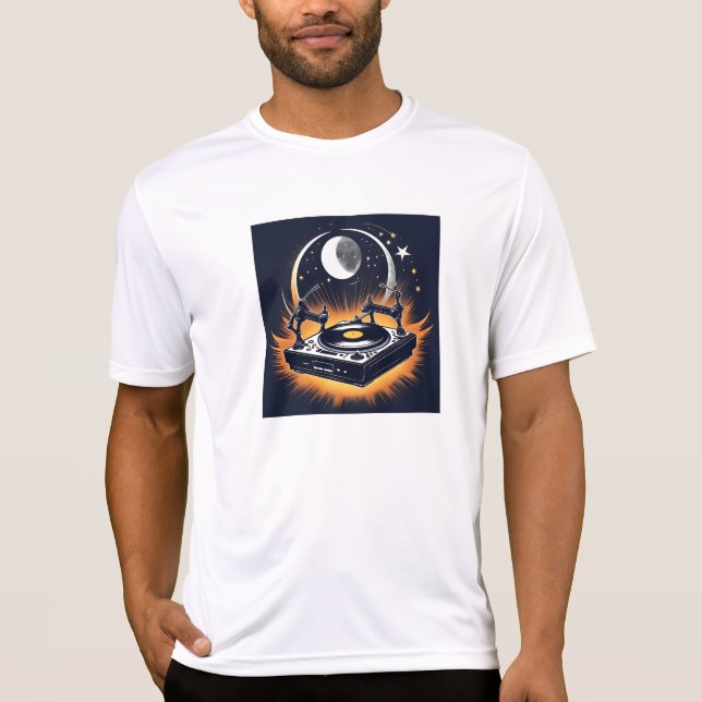 Camiseta Tee Gráfico de Vibe Musical (Frente)