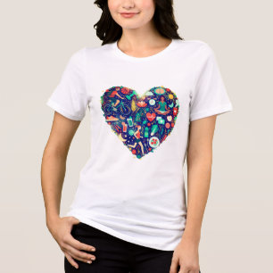 Camiseta Tee Gráfico do Estilo de Vida Holístico e Autoaten
