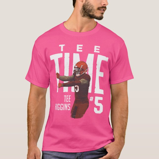 Camiseta Tee Higgins Cincinnati Tee Time (Frente)
