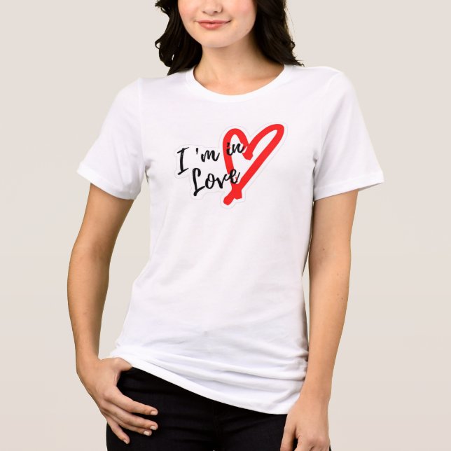 Camiseta Tee "I Am In Love" (Frente)