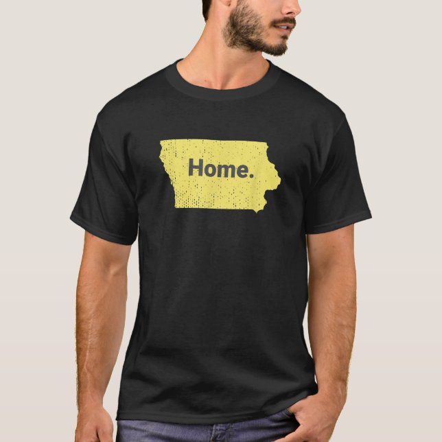 Camiseta Tee inicial do Iowa em dificuldades (Frente)