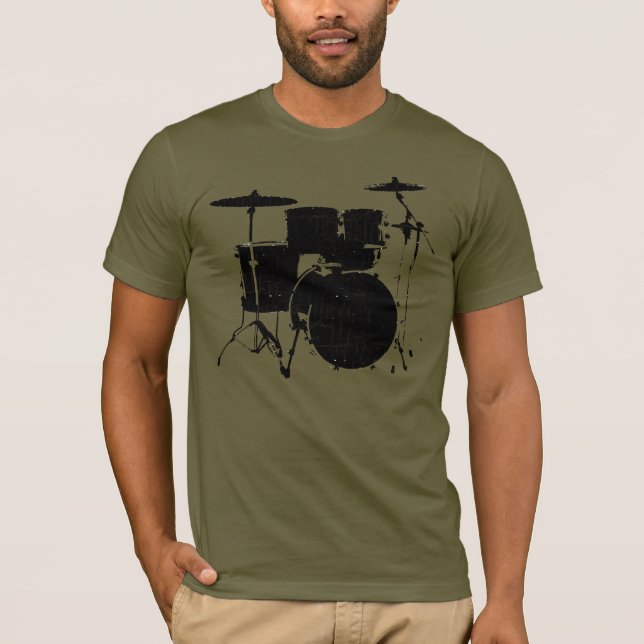 Camiseta Tee legal para um Drummer (Frente)