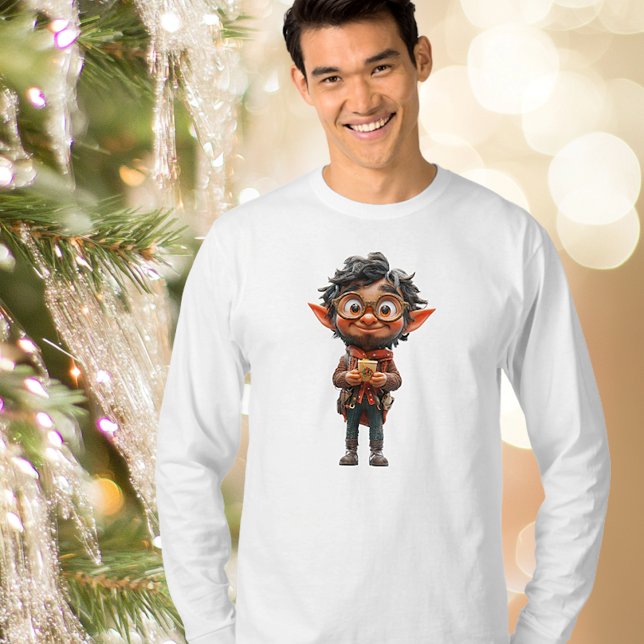 Camiseta Tee Masculina do Feriado de Natal (Criador carregado)