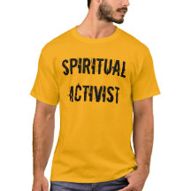 Tee masculino ativista espiritual