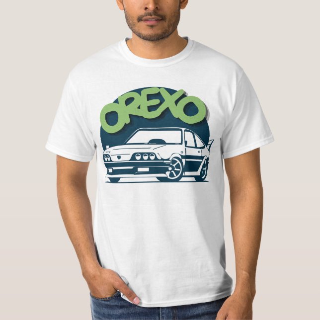 Camiseta Tee Mínima da Rua OREXO "Backdrive" (Frente)