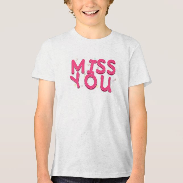 Camiseta Tee "Miss You" (Frente)