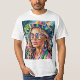 Camiseta Tee - Neon - Retro Cyberpunk - Tee - Retron - Y2K 