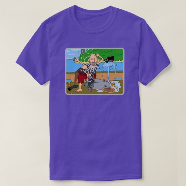Camiseta tee para ele pelo dalDesignNZ (Frente do Design)