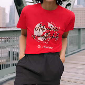 Camiseta Tee Personalizado do Adventure de Tendência