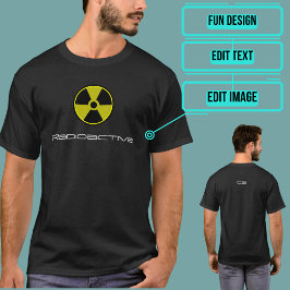 Camiseta Tee Personalizável Radioativo