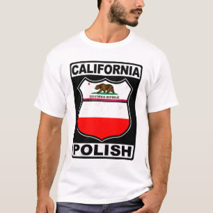 Camiseta Tee Polonês Americano da Califórnia