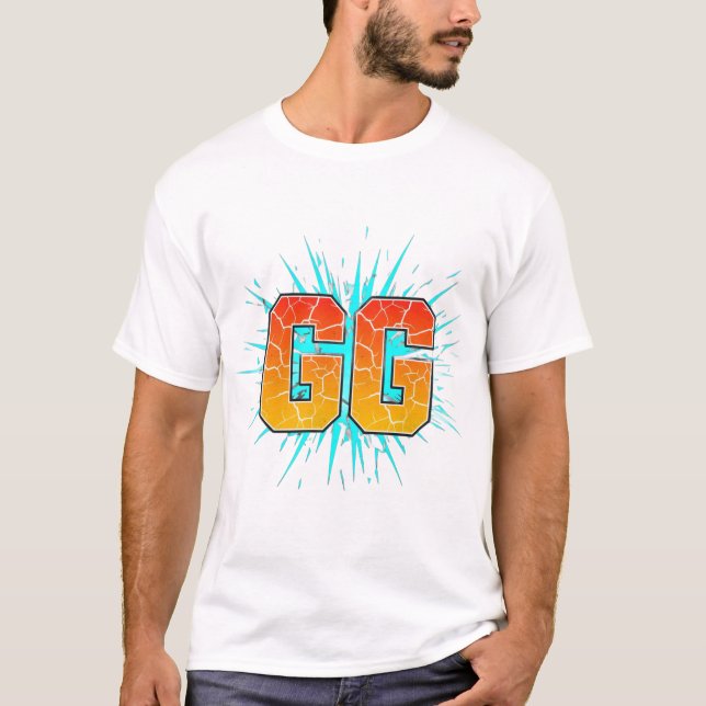 Camiseta Tee Retro "GG" dos anos 80! (Frente)