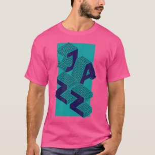 Camiseta Tee Retro Minimal Jazz Music 90S