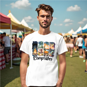 Camiseta Tee Retro Nature para Adventurantes Gen Z Camp Vib