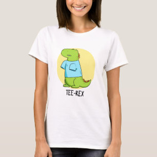 Camiseta Tee Rex Cute Tirt TRex Dinossaur Pun