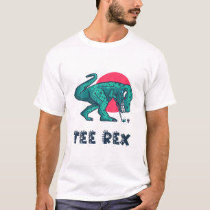 Camiseta Tee Rex Golfing Rex Dinosaur Pun Golf T Rex Dino