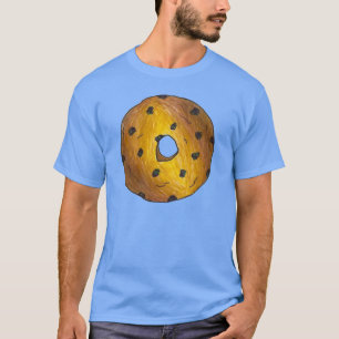 Camiseta Tee Rosquinha de Dobra de Rosquinha de Bolo de Aro