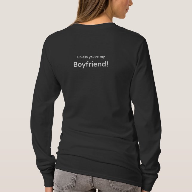 Camiseta Tee Shirt - Boyfriend/Girlfriend (Verso)