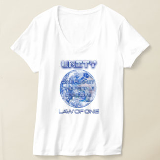 Camiseta Tee shirt col V femme