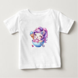 Camiseta tee shirt enfant licorne 