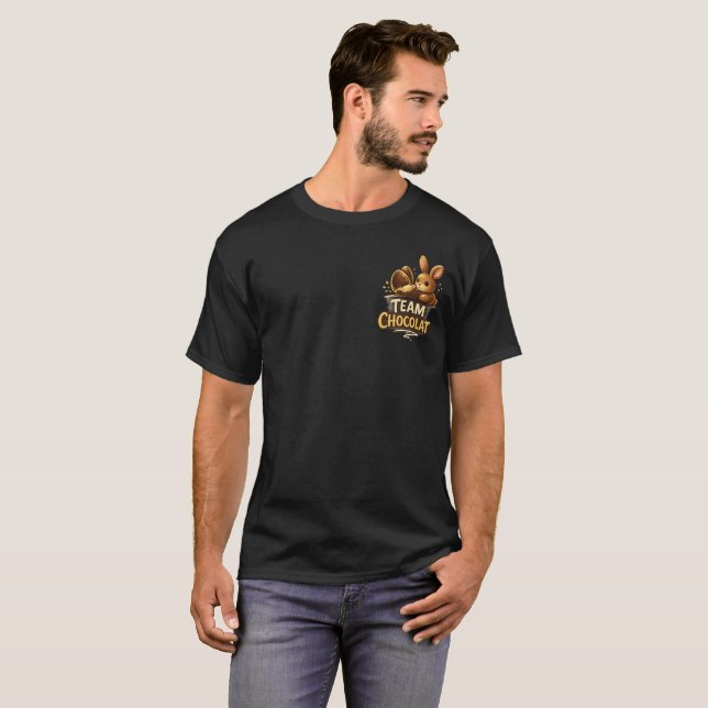 Camiseta Tee Shirt homme Team Chocolat (Frente Completa)