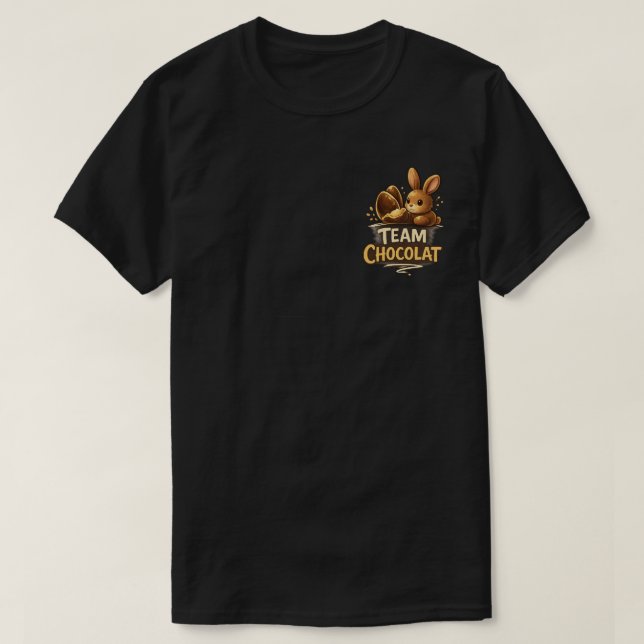 Camiseta Tee Shirt homme Team Chocolat (Frente do Design)