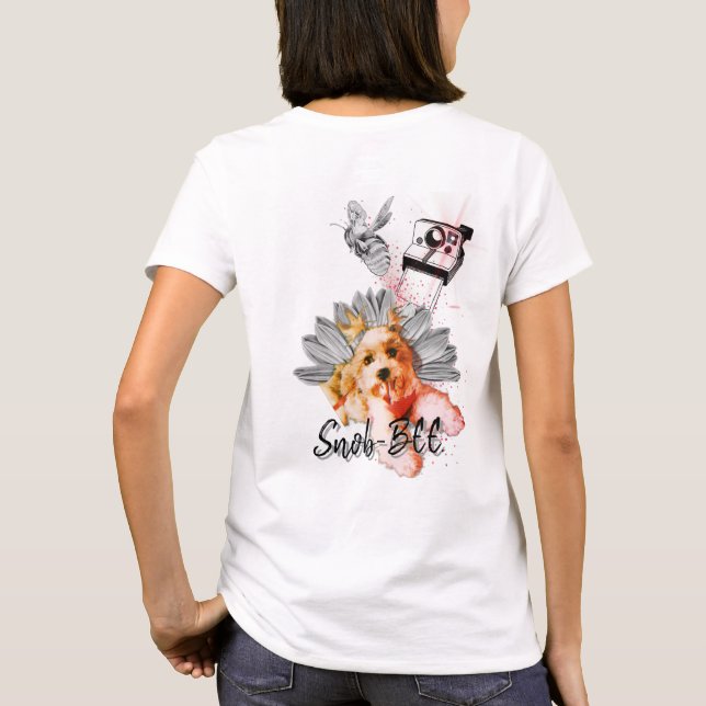 Camiseta Tee-Shirt "Snob-BEE dog-turr" (Verso)