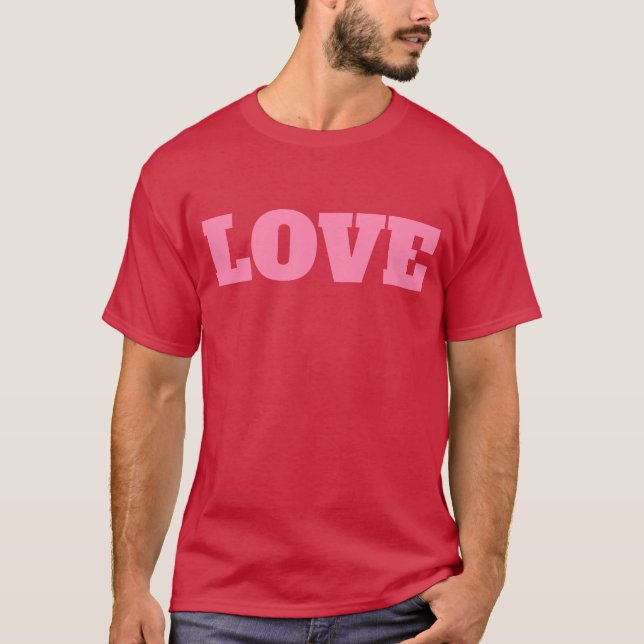 Camiseta Tee shirt with monogram "LOVE" (Frente)