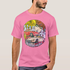 Camiseta Tee-shit "Elan & +2" Pop, Vintage - Pink