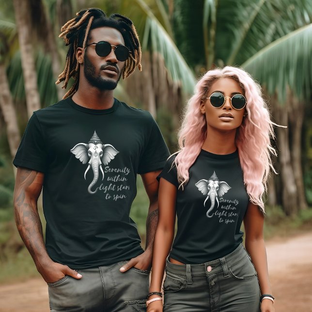 Camiseta Tee Spirit de Elefante Serenity (Criador carregado)