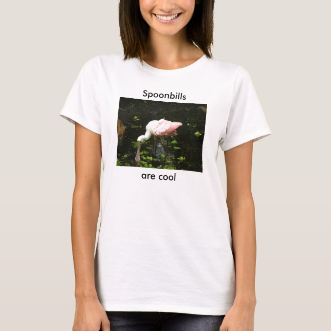Camiseta Tee, Spoonbill (Frente)