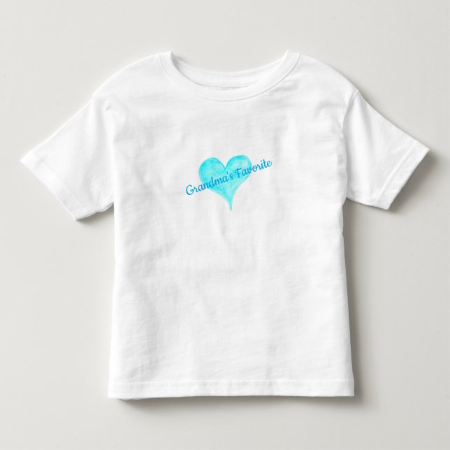 Camiseta Tee Toddler favorito da vovó (Frente)