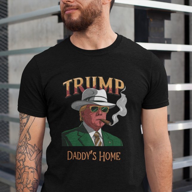 Camiseta Tee Tripla Blend do Pai Donald Trump (Criador carregado)