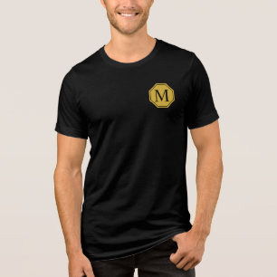Camiseta Tee Tripla Blend Masculina do Monograma Personaliz
