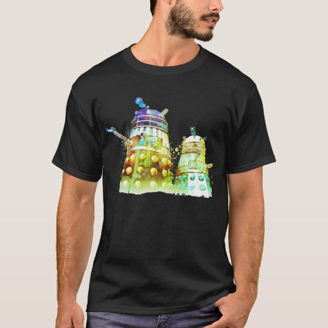 Camiseta Tee Verde Abstrato Darlek (Frente)