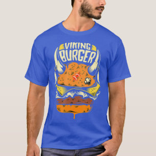 Camiseta Tee Viking Burger Nordic Food Junk Warrior Fries