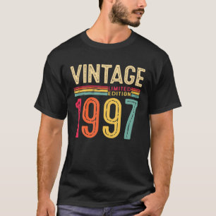 Camiseta Tee Vintage de 25 anos, 1997 Limited Edition 25