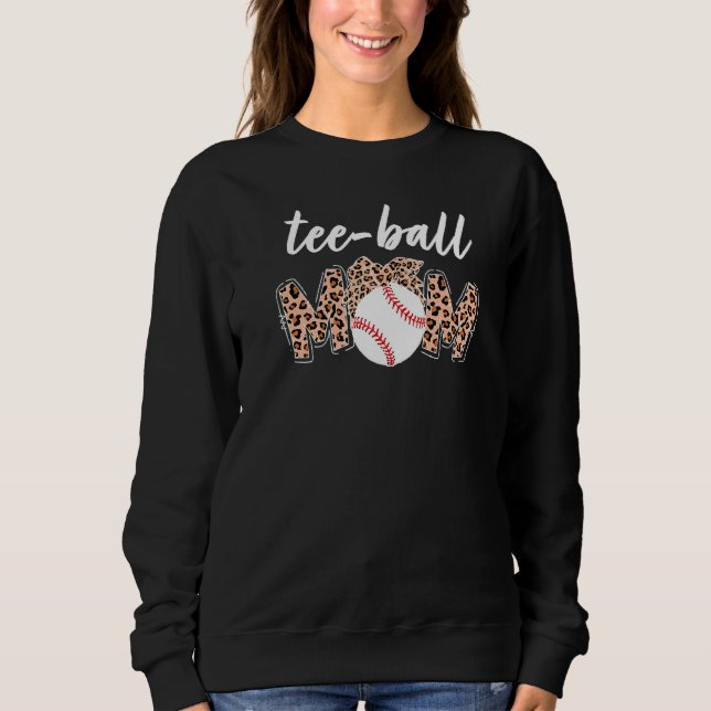 Camiseta Teeball Mãe Leopard Teeball Dia de as mães 2022 (Frente)