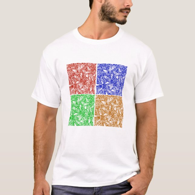 Camiseta Teeming Beeing Colour (Frente)