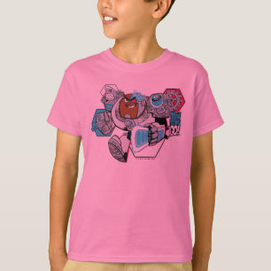 Camiseta Teen Titans Go!   Gráfico Arsenal de Cyborg